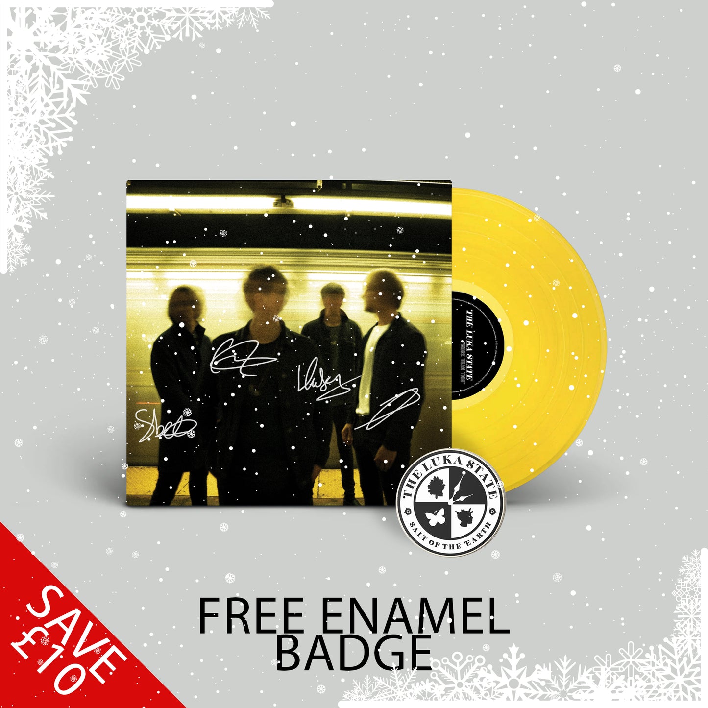 Signed “More Than This” Vinyl with Free Badge