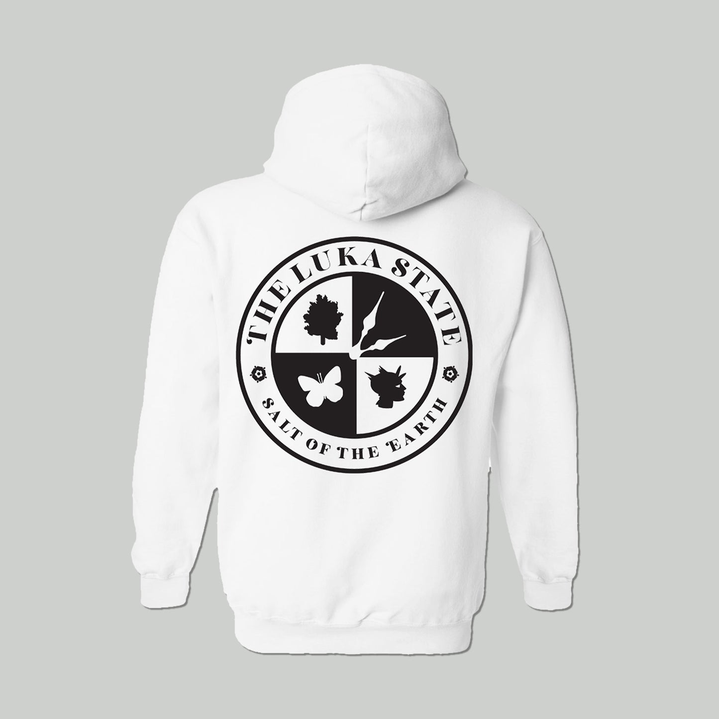 White Emblem Hoodie - Last Chance