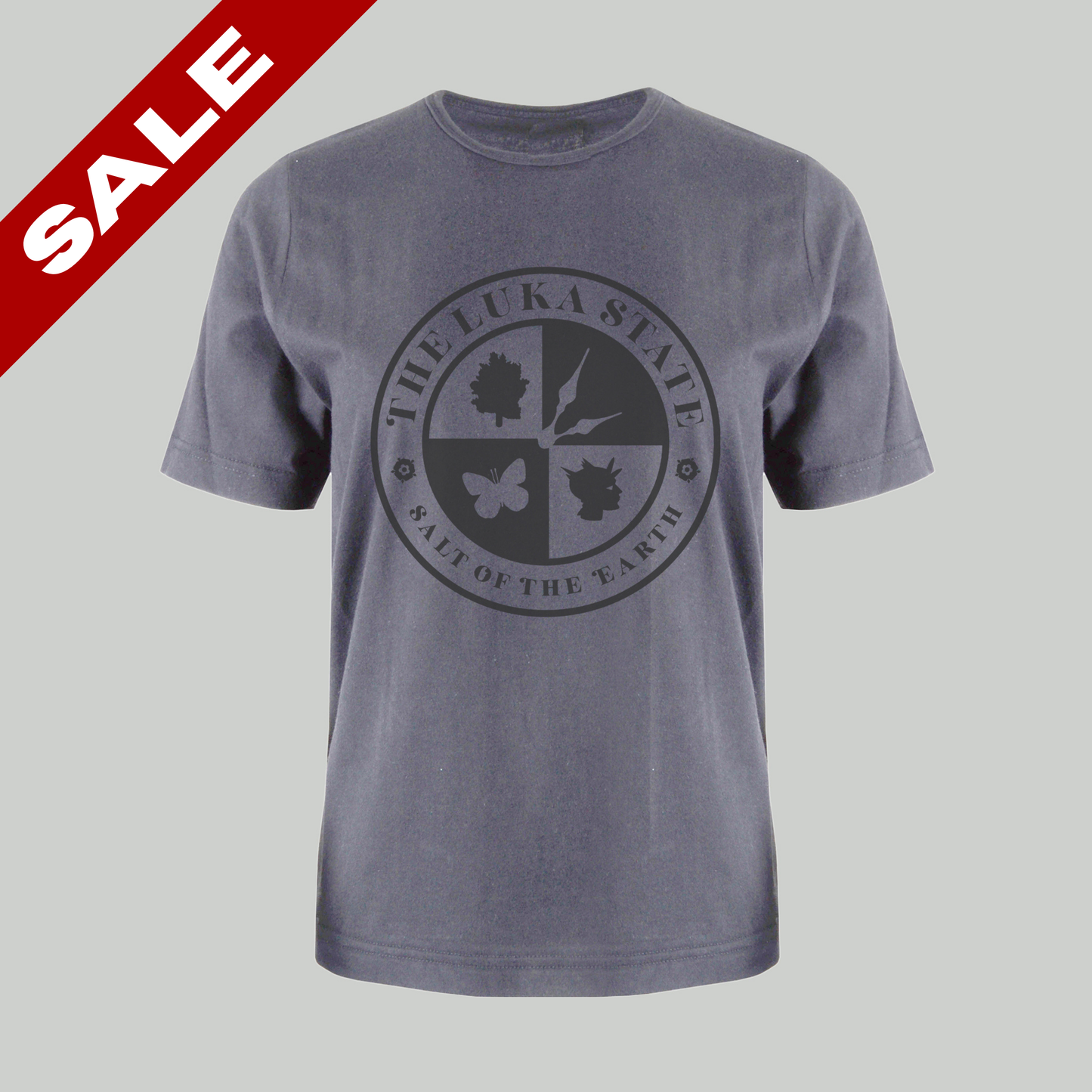 The Luka State Emblem Grey Tshirt - Last Chance
