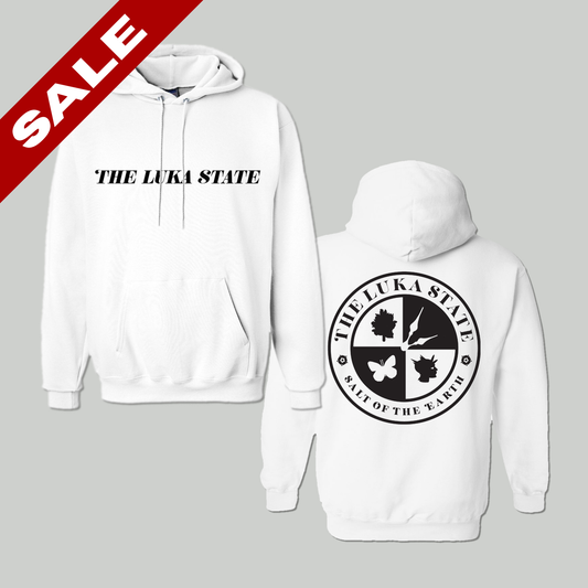 White Emblem Hoodie - Last Chance